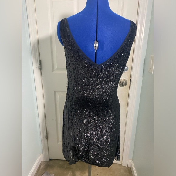 Vintage silk sequin dress - Picture 6 of 11
